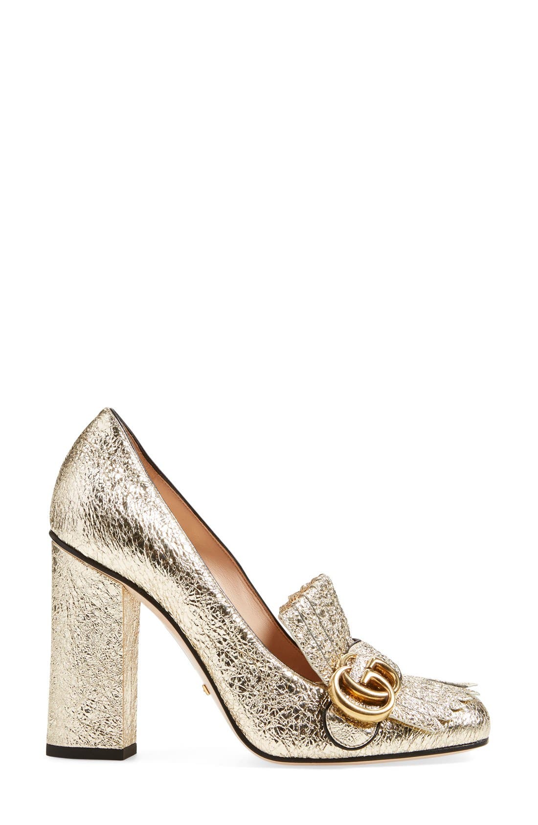 Gucci GG Marmont Pump, Alternate, color, 