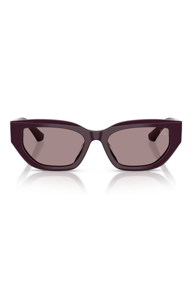 54mm Irregular Sunglasses, Main, color, VIOLET