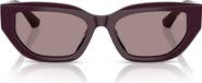 Burberry 54mm Irregular Sunglasses