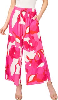 Vince Camuto Crop Linen Blend Pants