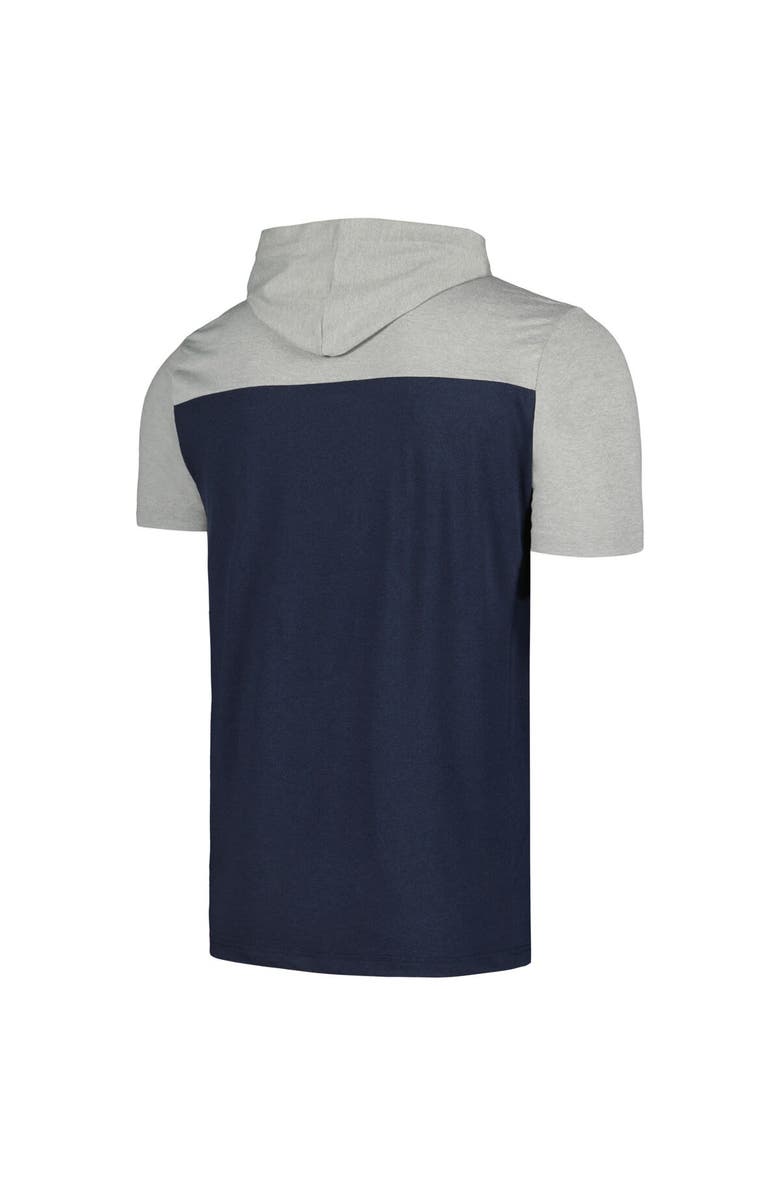 New Era Men's New Era Navy Cleveland Guardians Active Brushed Hoodie T-Shirt, Alternate, color, Navy