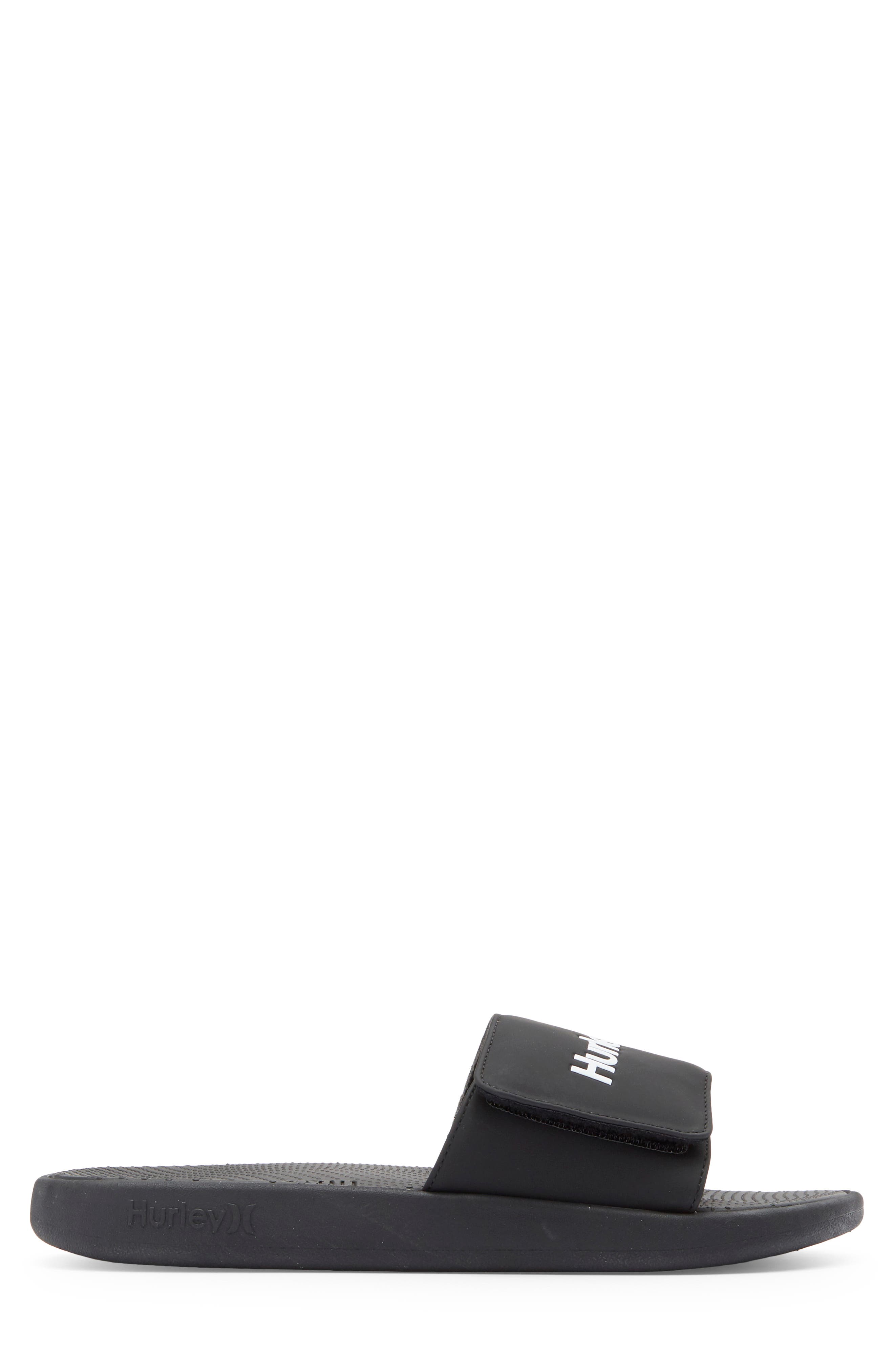 Hurley Logo Slide Sandal, Alternate, color, 