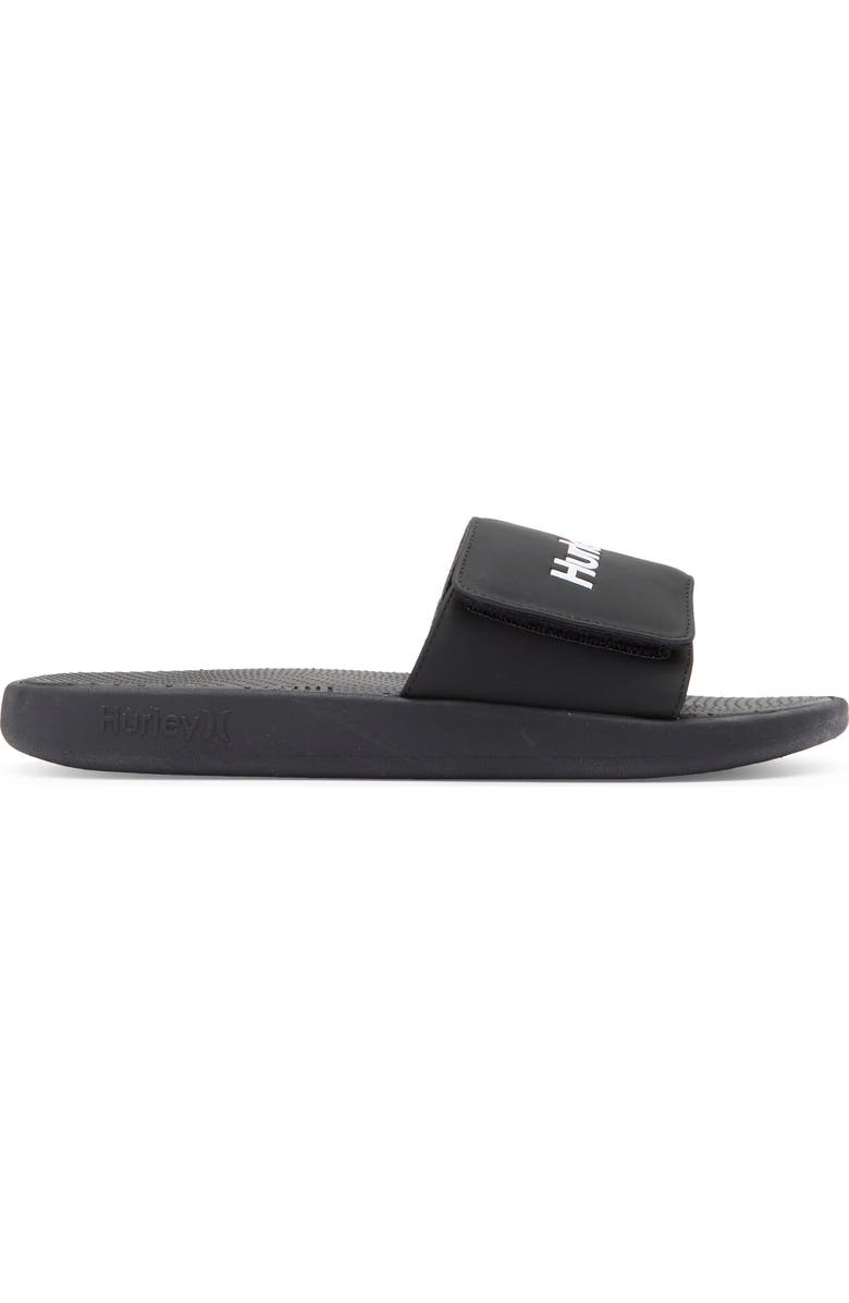 Hurley Logo Slide Sandal, Alternate, color,