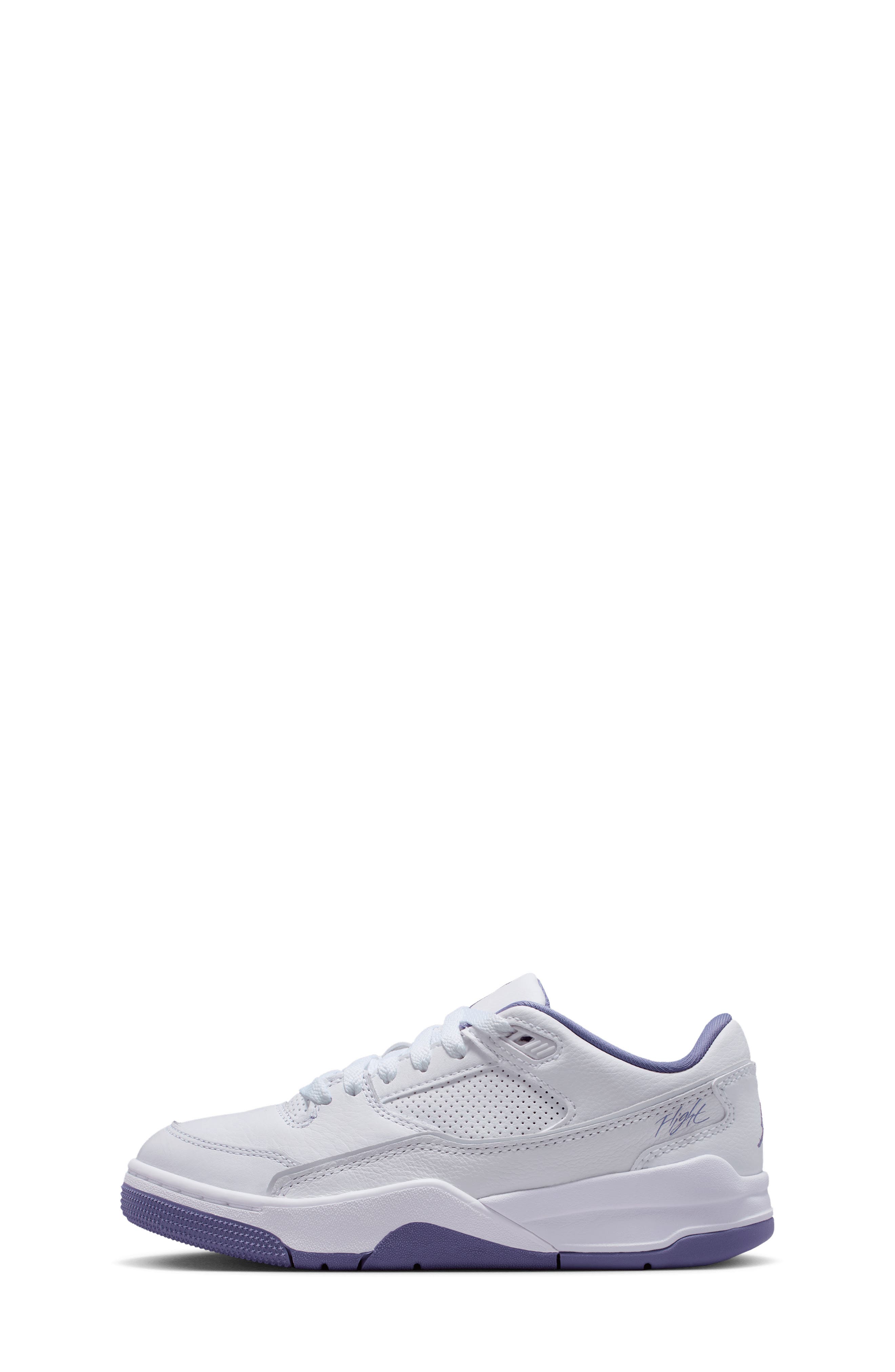 Flight Sneaker, Alternate, color, WHITE/ DUSTY AMETHYST