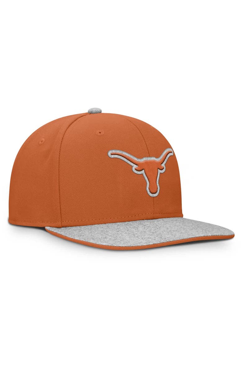 FANATICS Men's Fanatics Texas Orange Texas Longhorns Loden Snapback Hat, Alternate, color, Burnt Orange