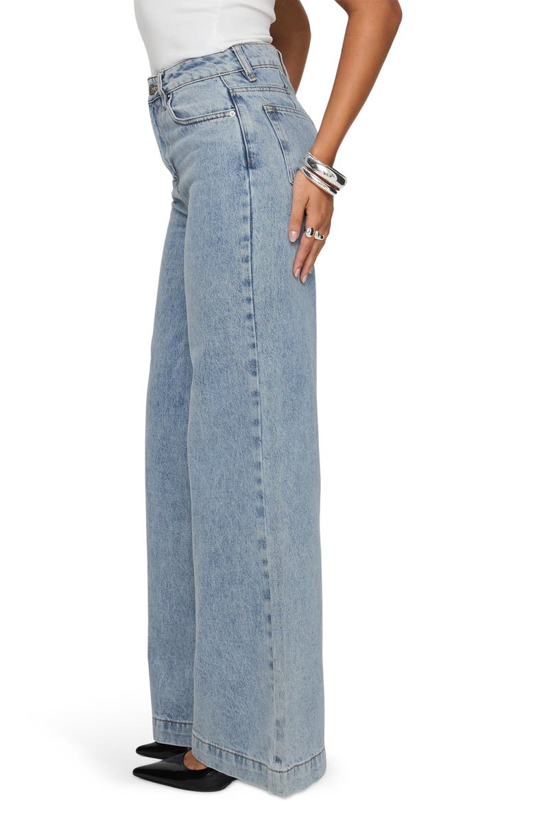 Princess Polly Goldie High Waist Wide Leg Jeans, Alternate, color,