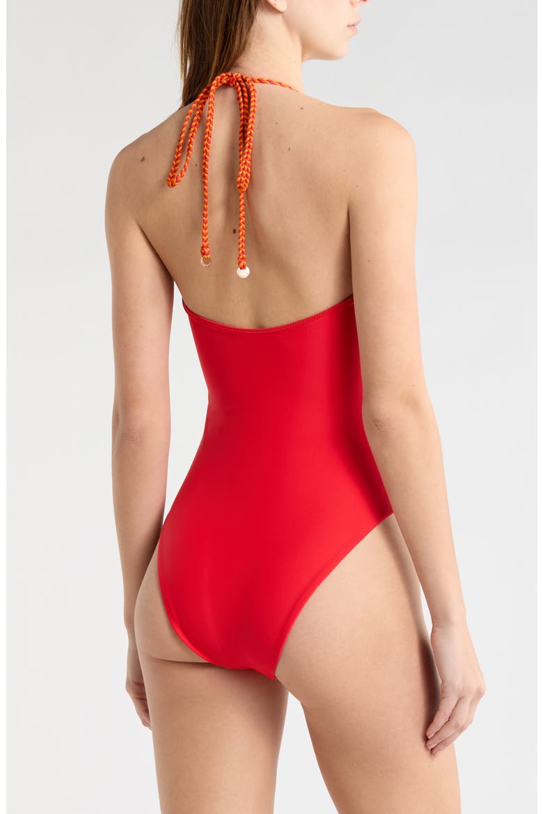 Madison One-Piece Swimsuit, Alternate, color, FLAME
