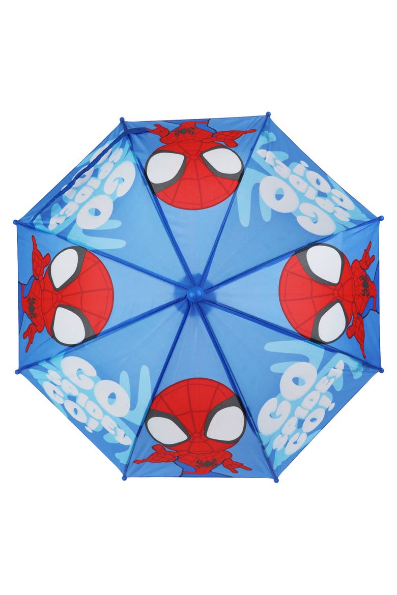Spider-Man Go Spidey Go Kids Umbrella, Alternate, color, RED