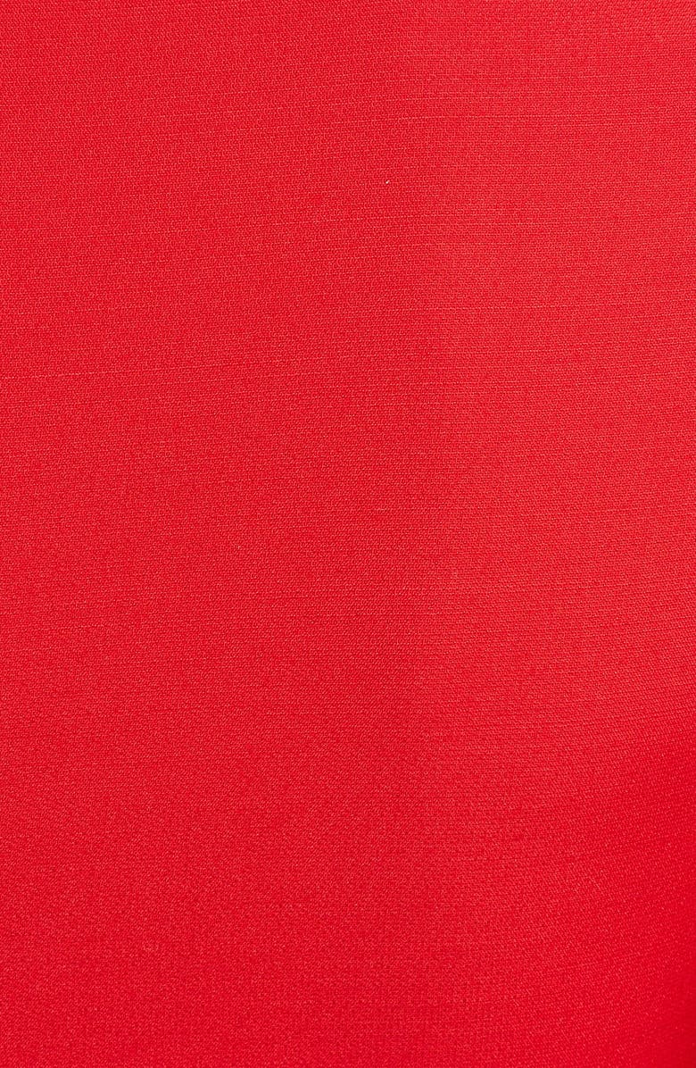 Valentino Bow Detail Crepe Couture Dress, Alternate, color, 