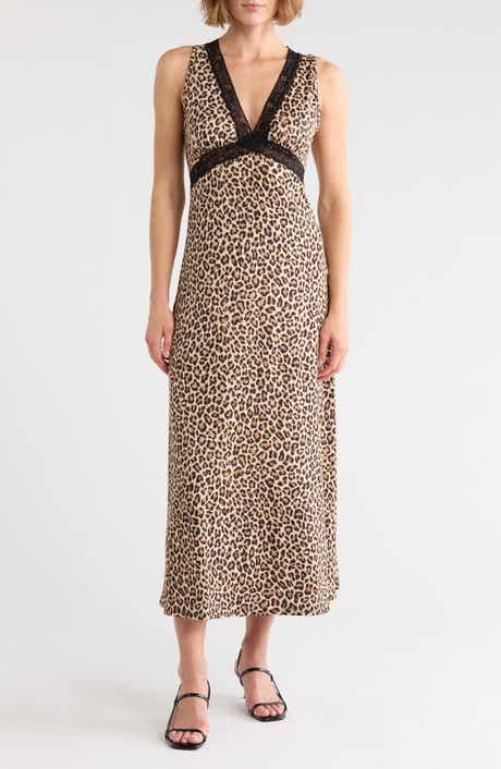 Loveappella Lace V-Neck Maxi Dress