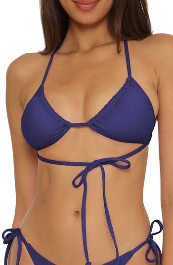 BECCA BECCA COLOR CODE WRAPAROUND TRIANGLE BIKINI TOP