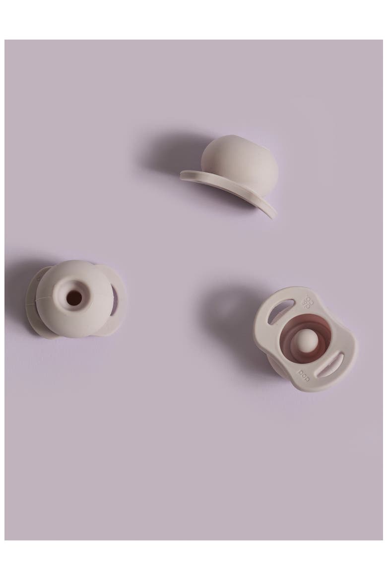 Doddle & Co 2-Pack The Pop Pacifiers, Alternate, color, OH HAPPY GREY/ I LILAC YOU