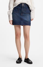 BOSS Orange Denim Miniskirt