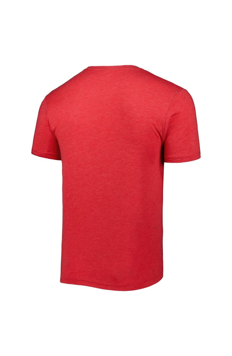 108 STITCHES Men's Red Vejigantes de Scranton/Wilkes-Barre Copa de la Diversion Home Tri-Blend T-Shirt, Alternate, color, Red
