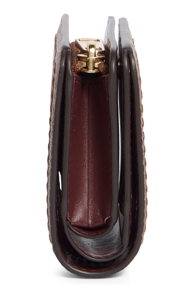 Mini Compact Wallet, Alternate, color, COGNAC
