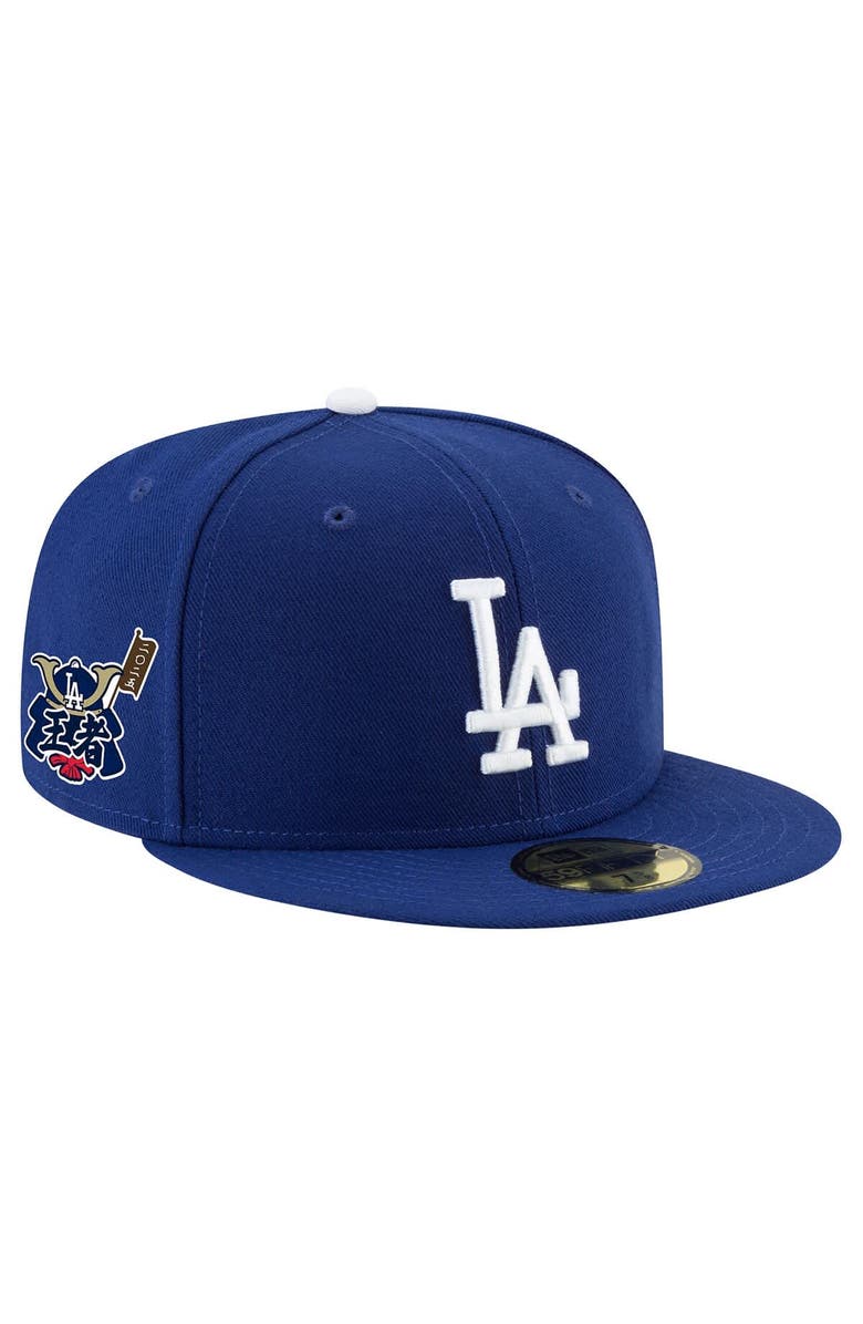 New Era Men's New Era Royal Los Angeles Dodgers 2025 Champions Samurai Side Patch 59FIFTY Fitted Hat, Main, color, Royal