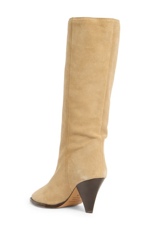 Isabel Marant Rouxy Suede Boot In Brown