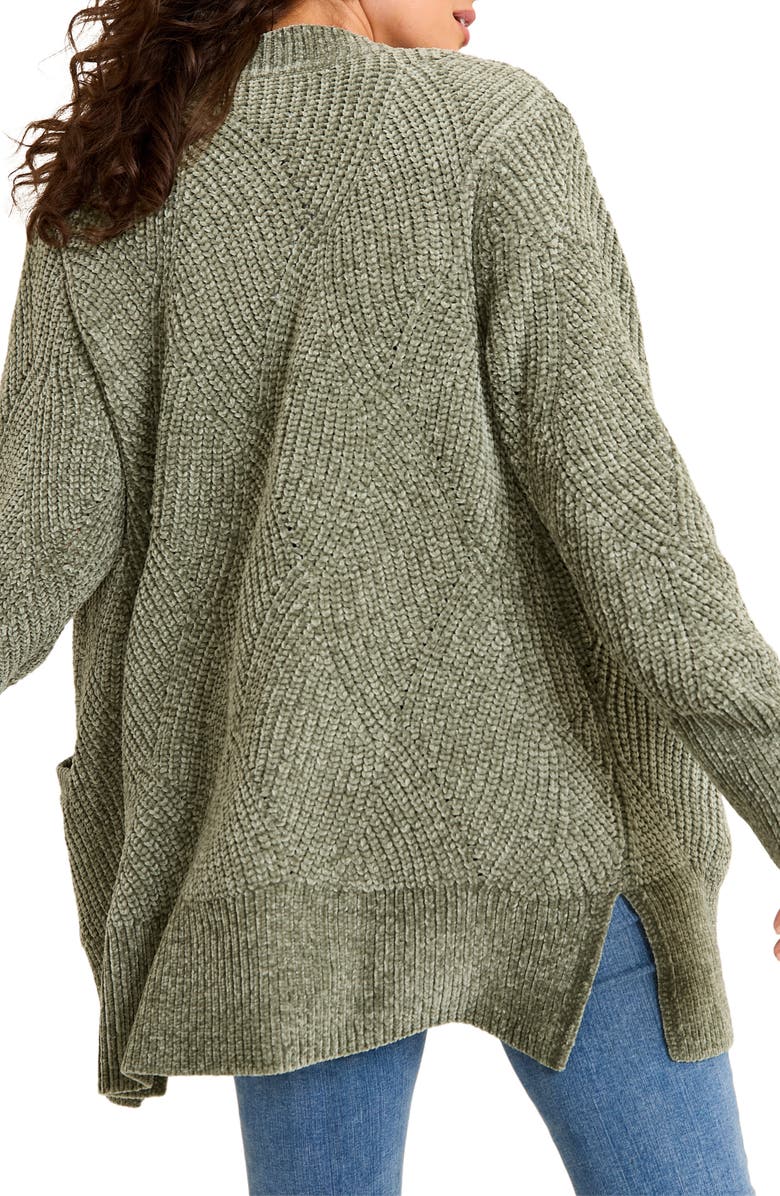 Tommy Bahama Shell St. Luna Chenille Cardigan, Alternate, color, Seagrass