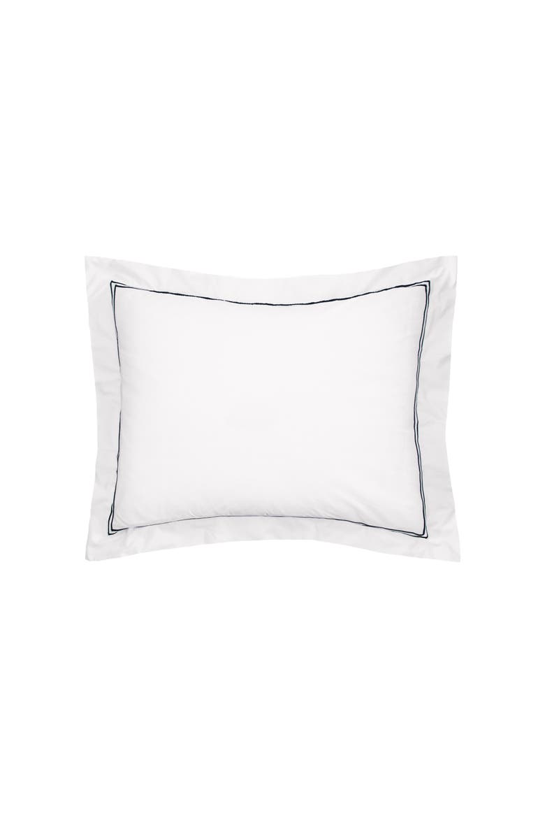Legacy Ink Cotton Standard Sham 20" x 26", Main, color, Black