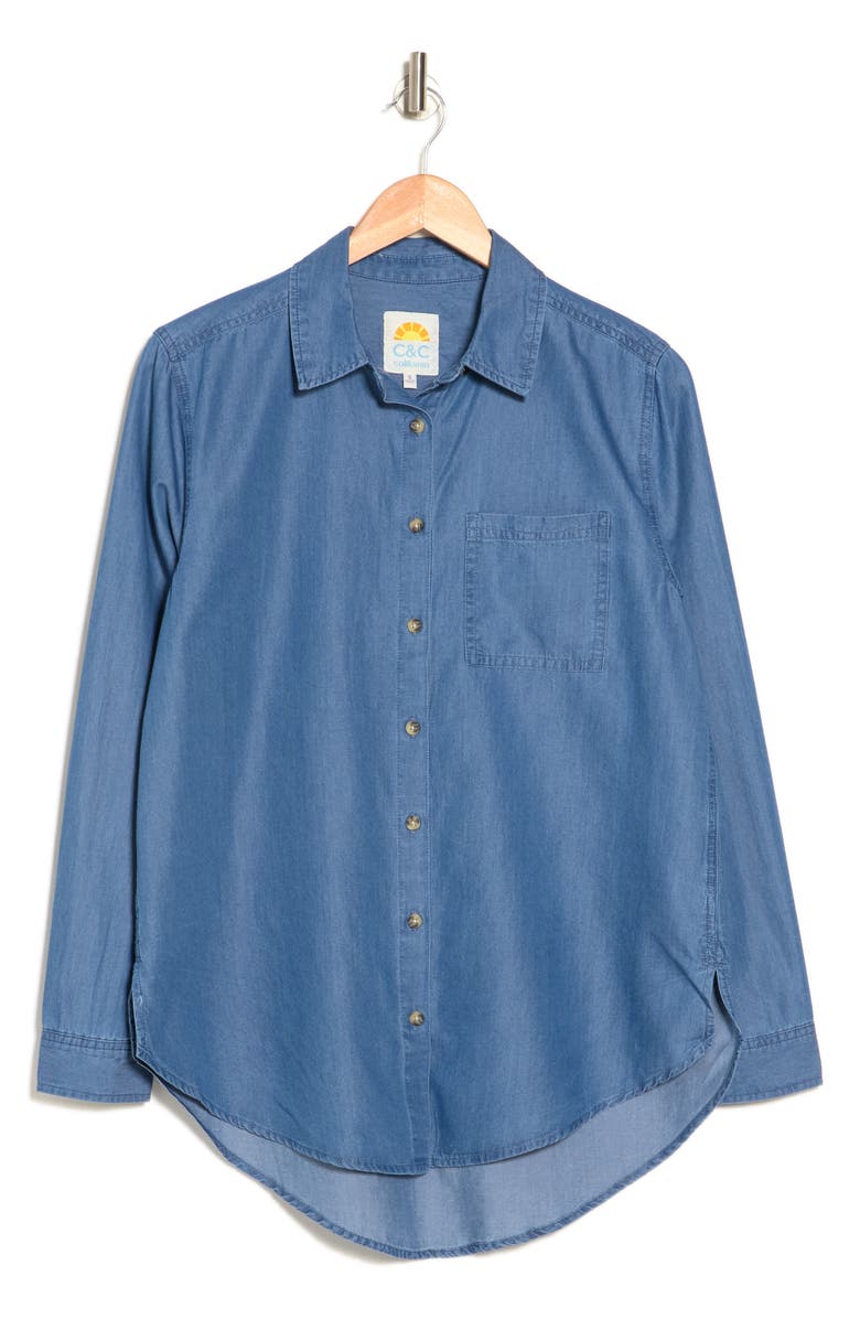 C & C California Kyle Chambray Button-Up Shirt, Alternate, color, 