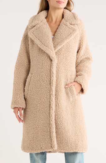 Lucky Brand Missy Faux Shearling Coat