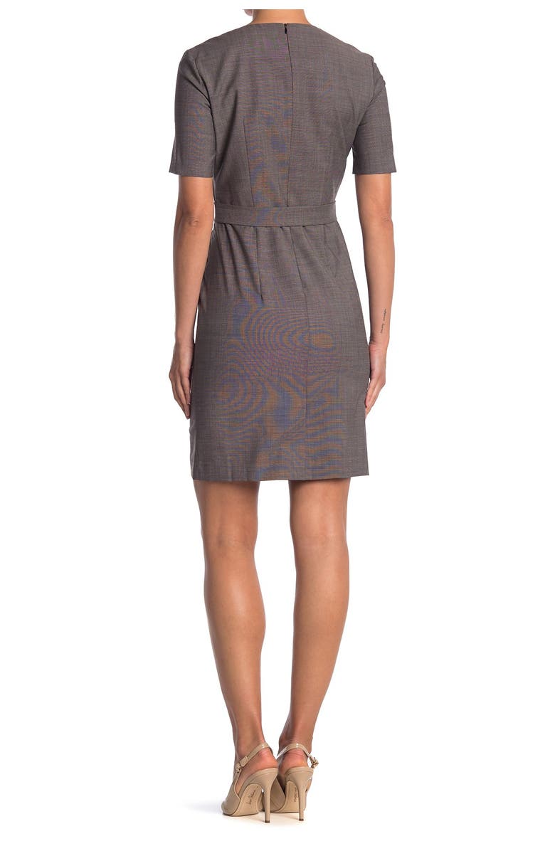 BOSS Damaren Wool Sheath Dress, Alternate, color,