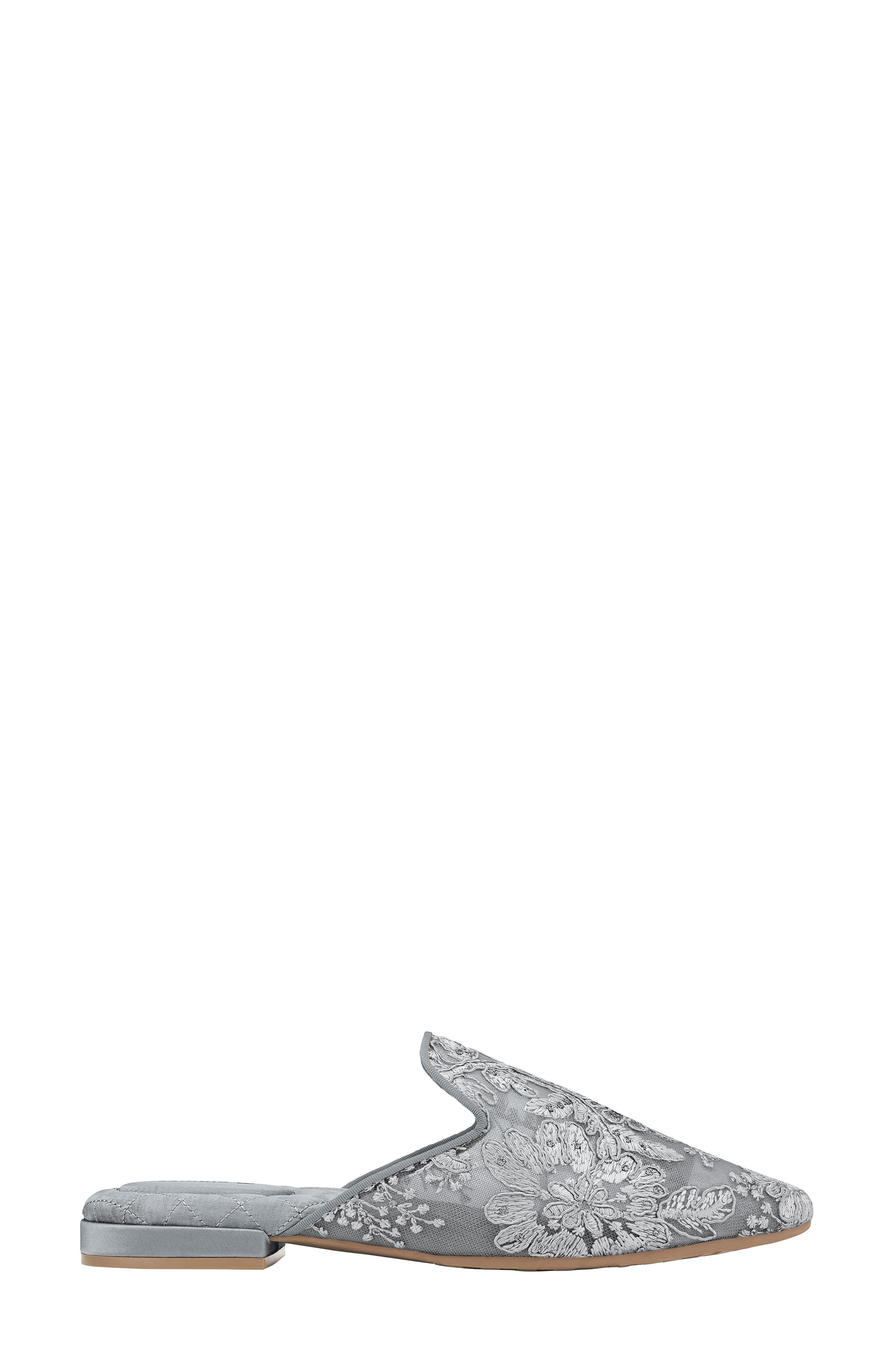 Birdies Dove Embroidered Flower Mule, Alternate, color, 