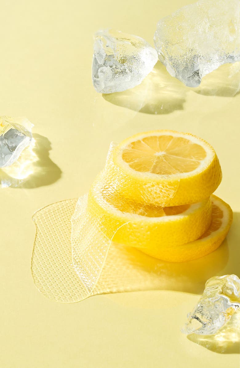 Saturday Skin Set of 4 Yuzu Vitamin C Butterfly Hydrogel Mask, Alternate, color, 