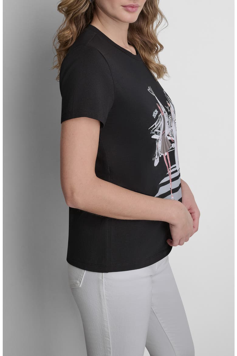 NYC Icons Cotton Blend Graphic T-Shirt, Alternate, color, BLACK