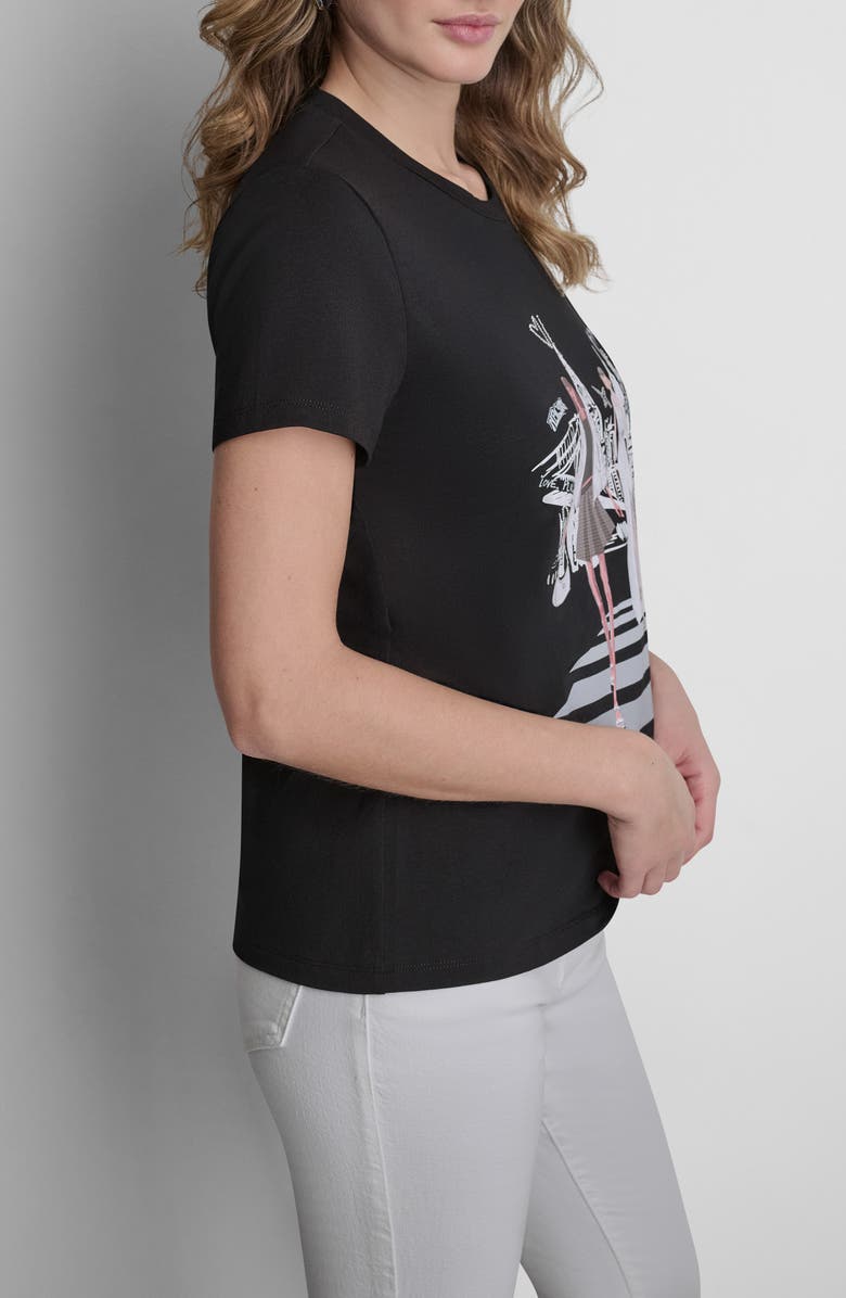 DKNY NYC Icons Cotton Blend Graphic T-Shirt, Alternate, color, 