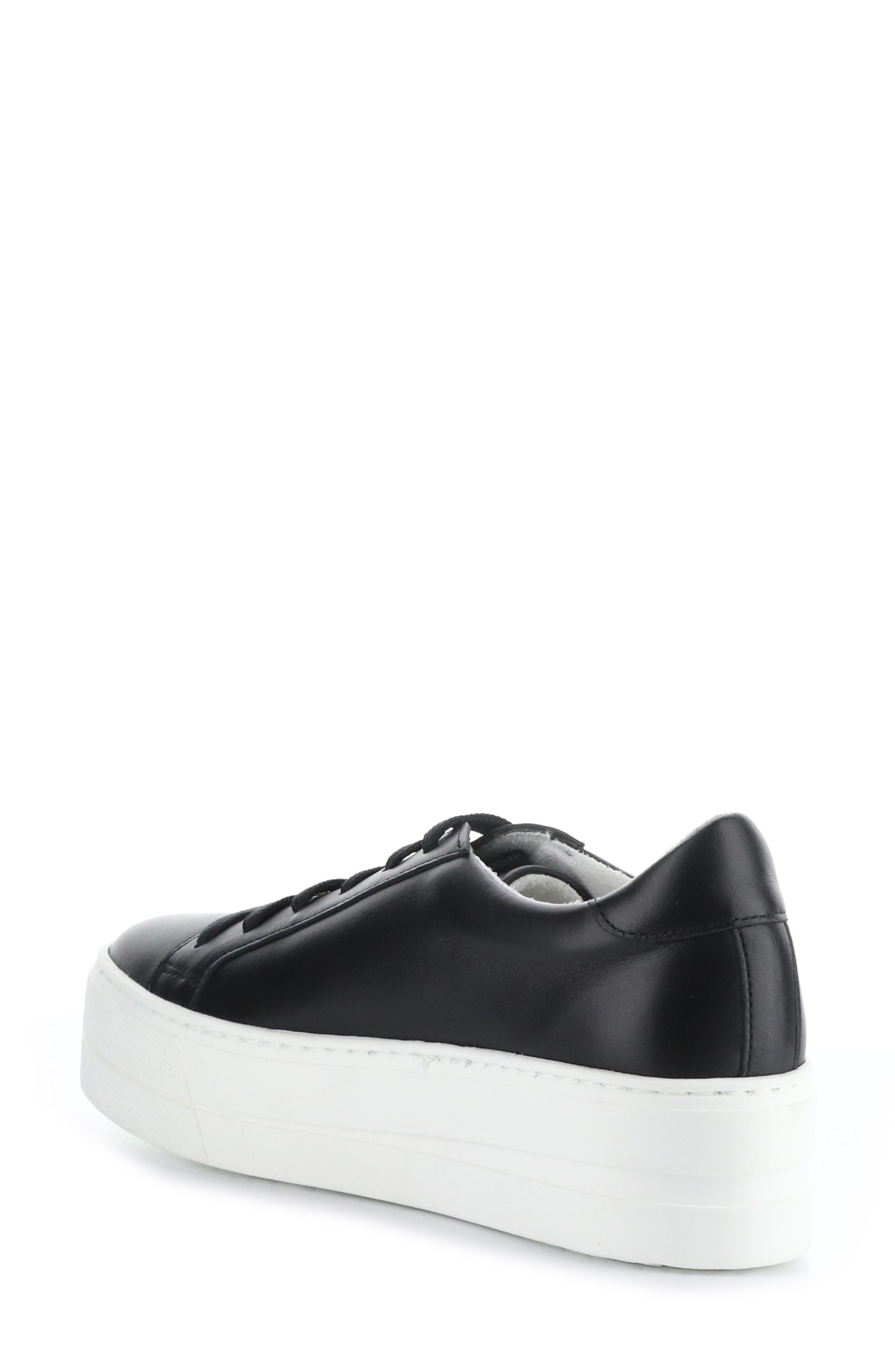 Bos. & Co. Maya Platform Sneaker, Alternate, color, Black Verona Leather