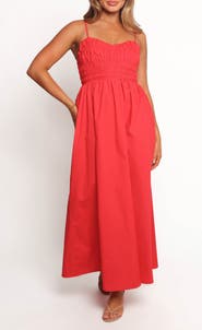 Petal & Pup Camilla Shirred Maxi Sundress