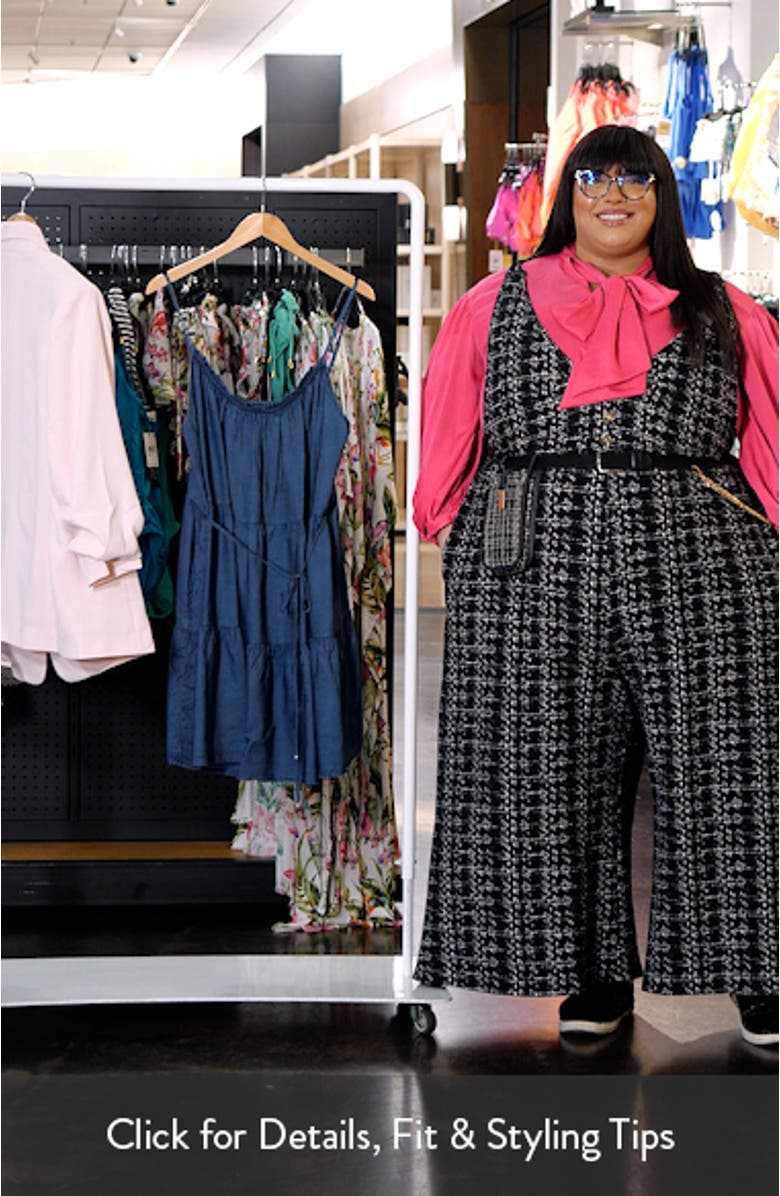 Sweet Tiers Sleeveless Denim Dress, sales video thumbnail