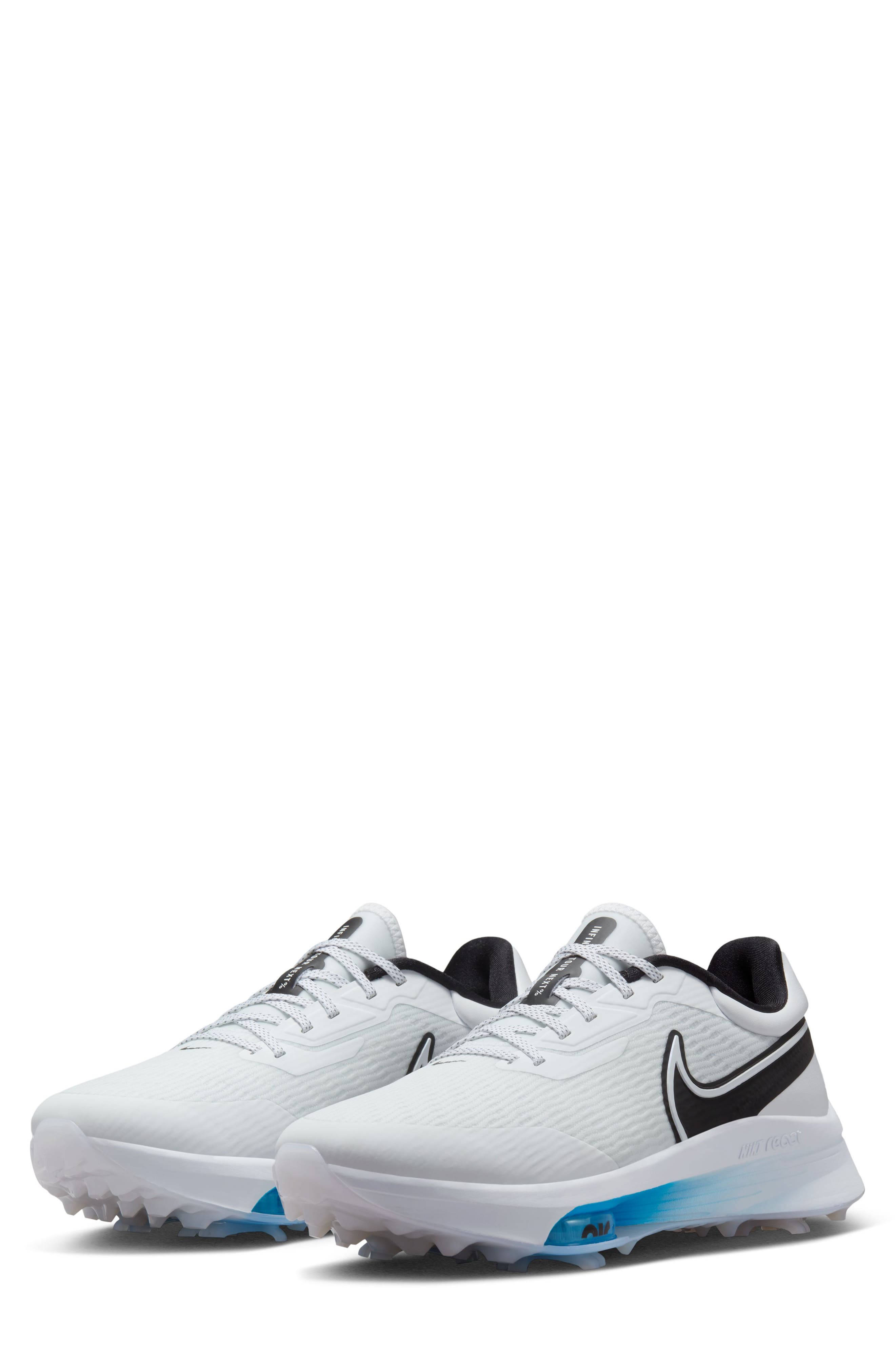 Air Zoom Infinity Tour NEXT% Golf Shoe, Main, color, WHITE/ BLACK/ PHOTO BLUE