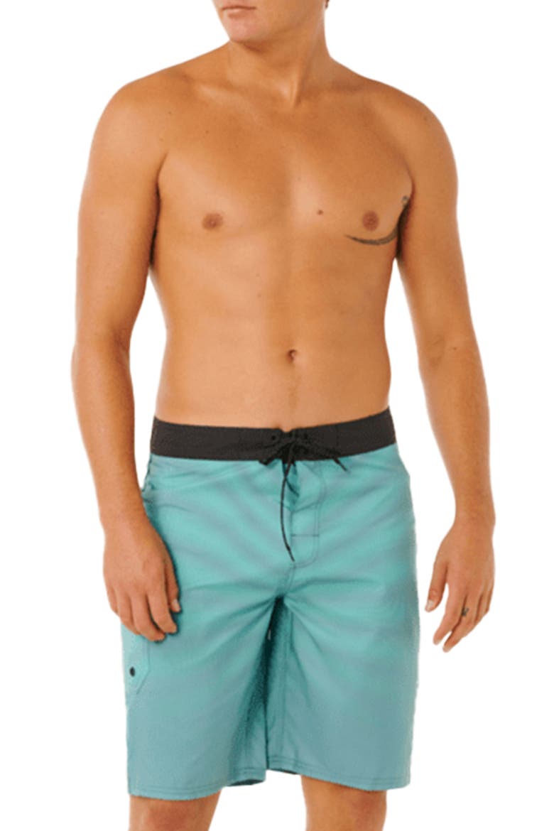 Shock Wave Board Shorts, Main, color, FADED DENIM