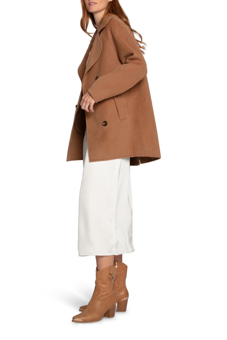 Wanna Be Loved Wool Blend Coat, Alternate, color, CAMEL