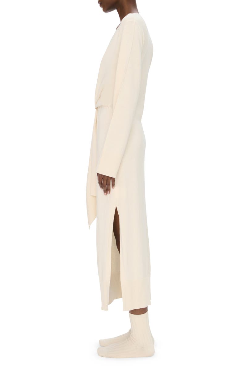 Simkhai Skyla Long Sleeve Cotton & Cashmere Sweater Dress, Alternate, color, 