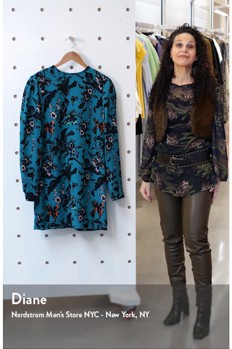 DVF Collins Long Sleeve Minidress video