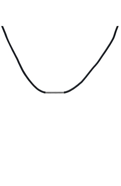 Men's Leather Cord Necklace