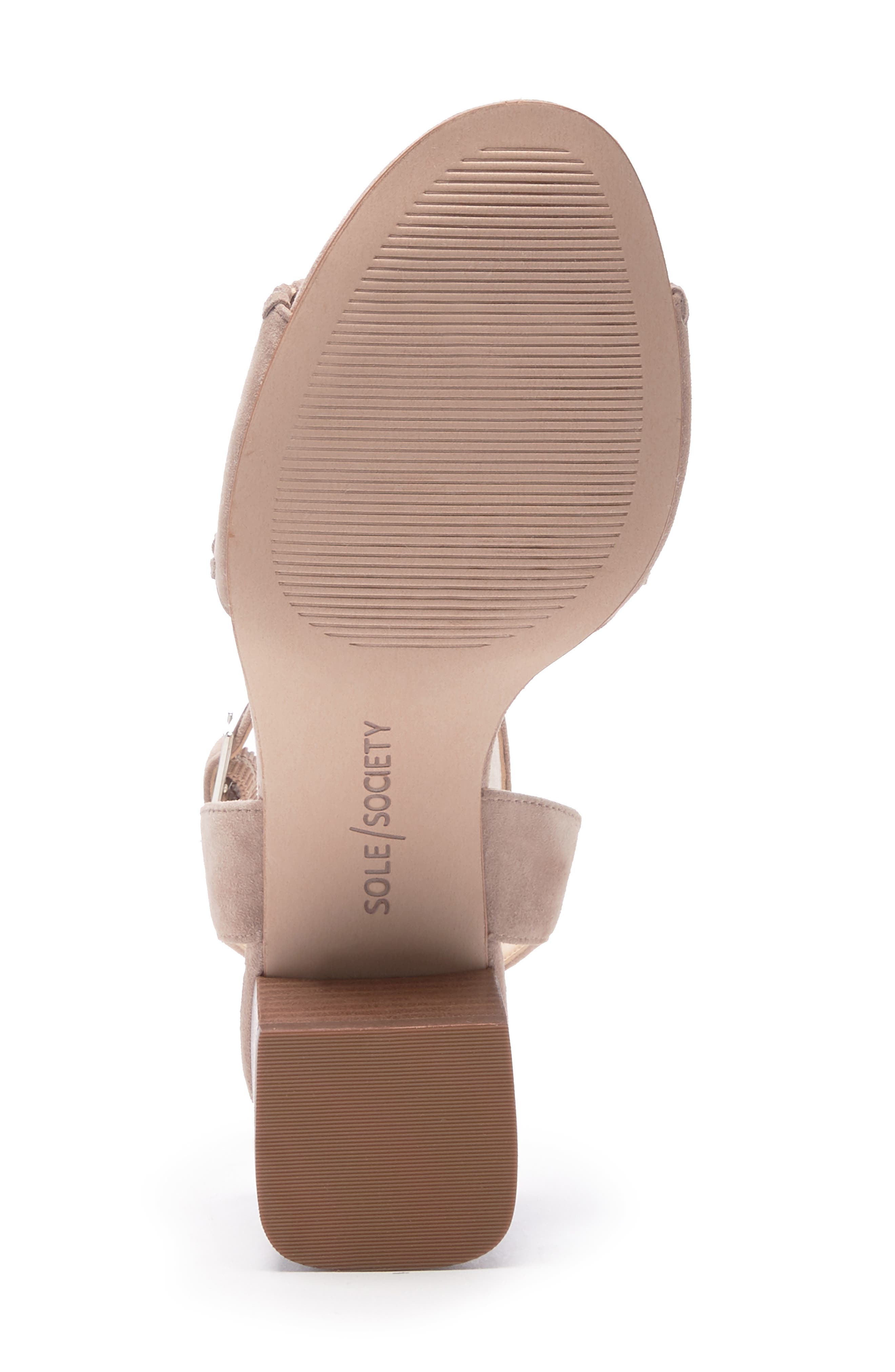 Sole Society Sylie Ankle Strap Sandal, Alternate, color, 
