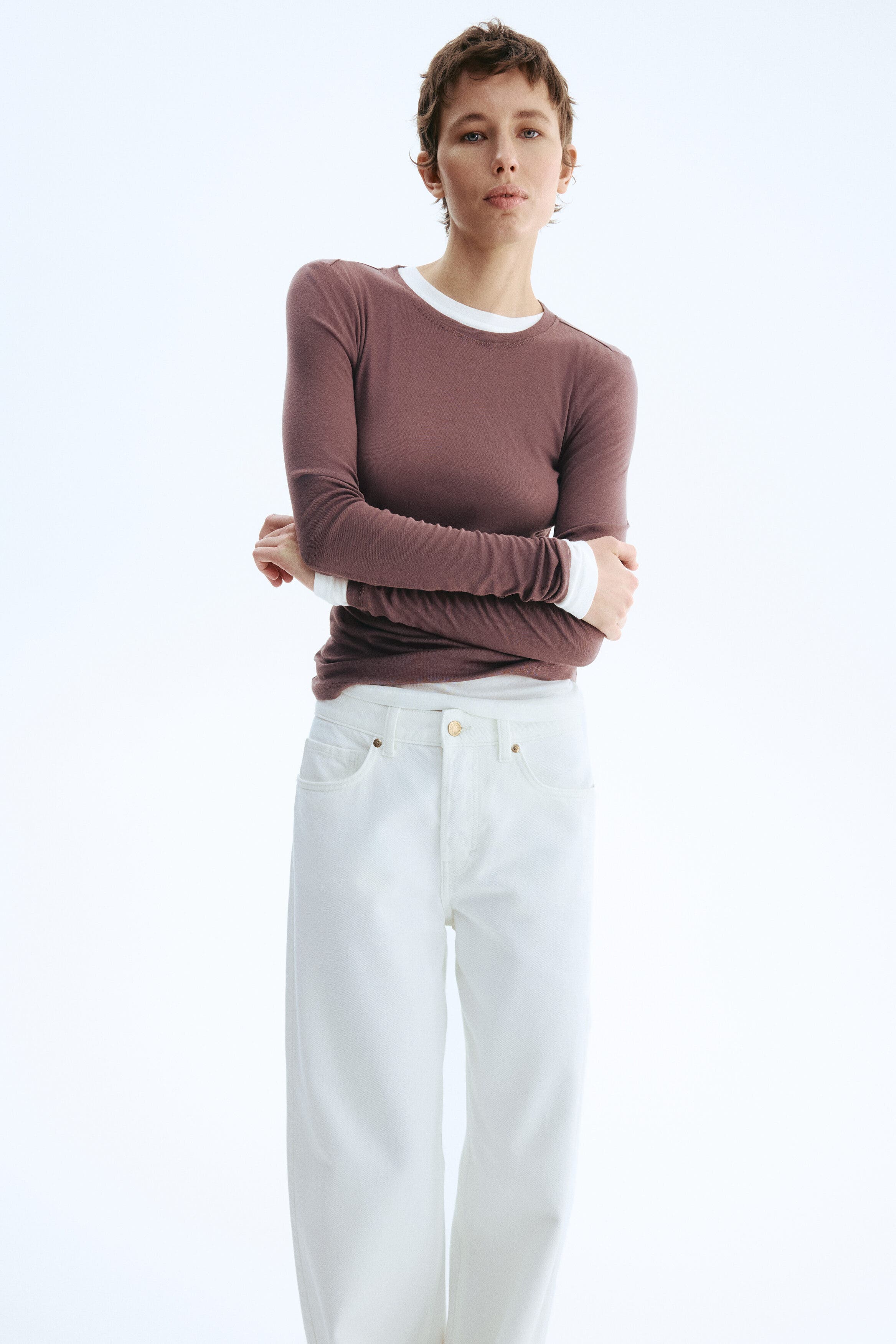 Pima Cotton Jersey Top - image 2