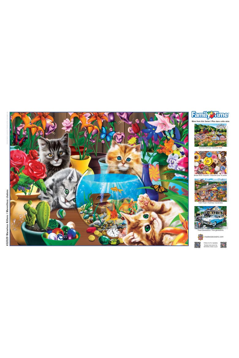 Marvelous Kittens 400 Piece Puzzle, Alternate, color, Multicolor