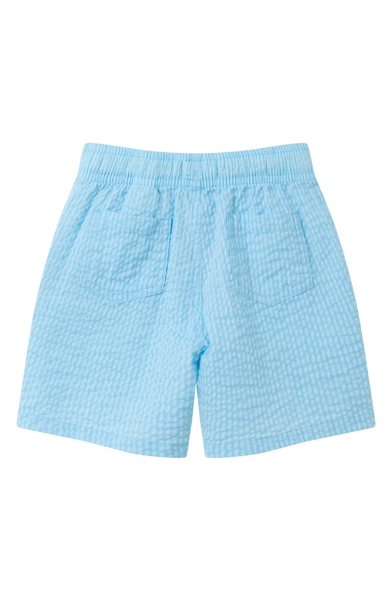 Andy & Evan Kids' Seersucker Button-Up Shirt & Shorts Set, Alternate, color, Bel Air Blue