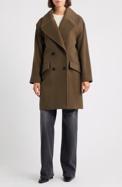 Hiso Luna Virgin Wool & Cashmere Blend Coat In Green