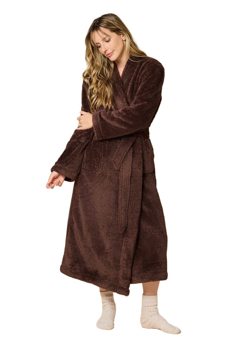 Softies DreamPlush Wrap Robe, Main, color, Espresso