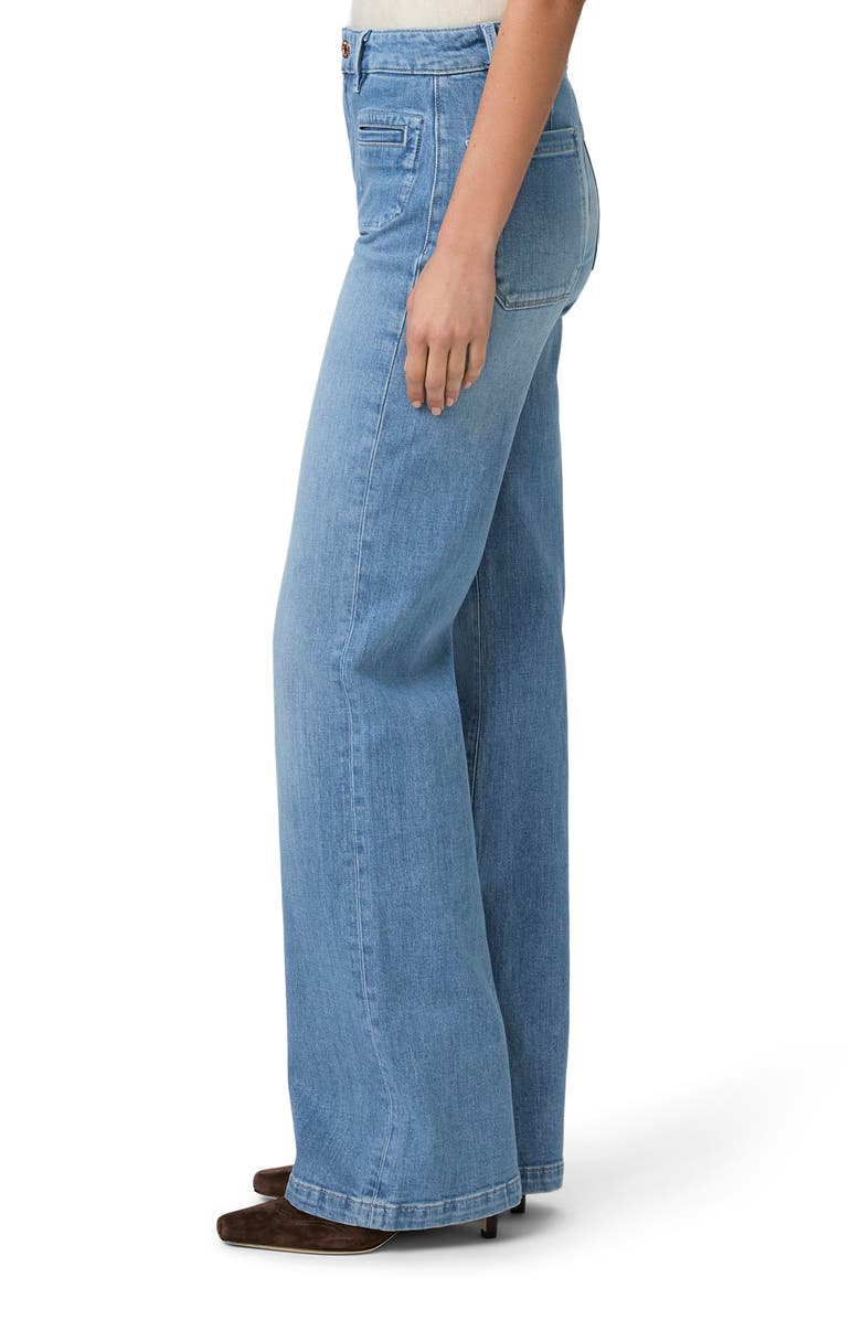 PAIGE Leenah Patch Pocket Wide Leg Jeans, Alternate, color,