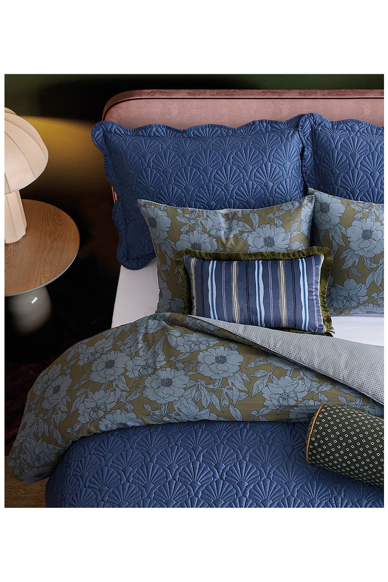 Stripe Accent Pillow, Alternate, color, SAPPHIRE BLUE