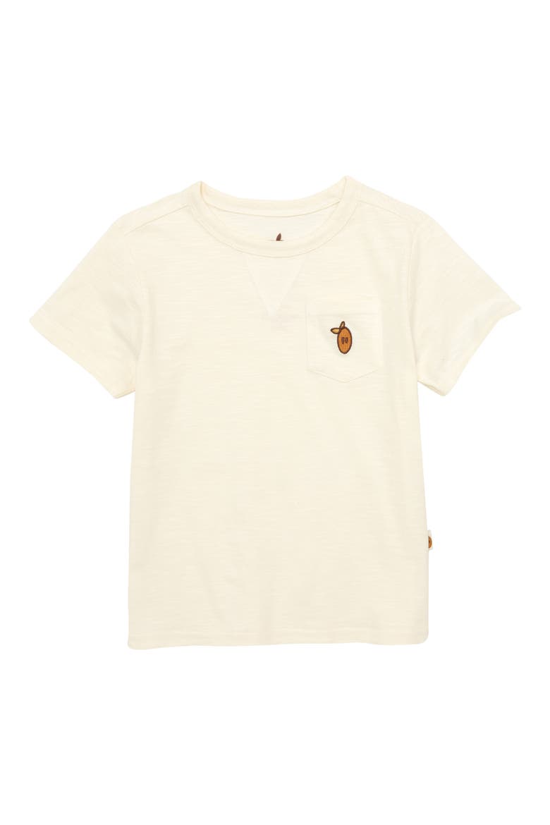 Montego Sand Organic Cotton Pocket T-Shirt, Main, color, BEIGE/ CREAM