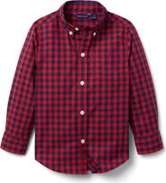 Janie and Jack Multi Mini Gingham Flannel Shirt