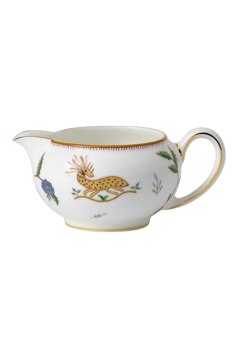 Mythical Creatures Bone China Creamer, Main, color, WHITE